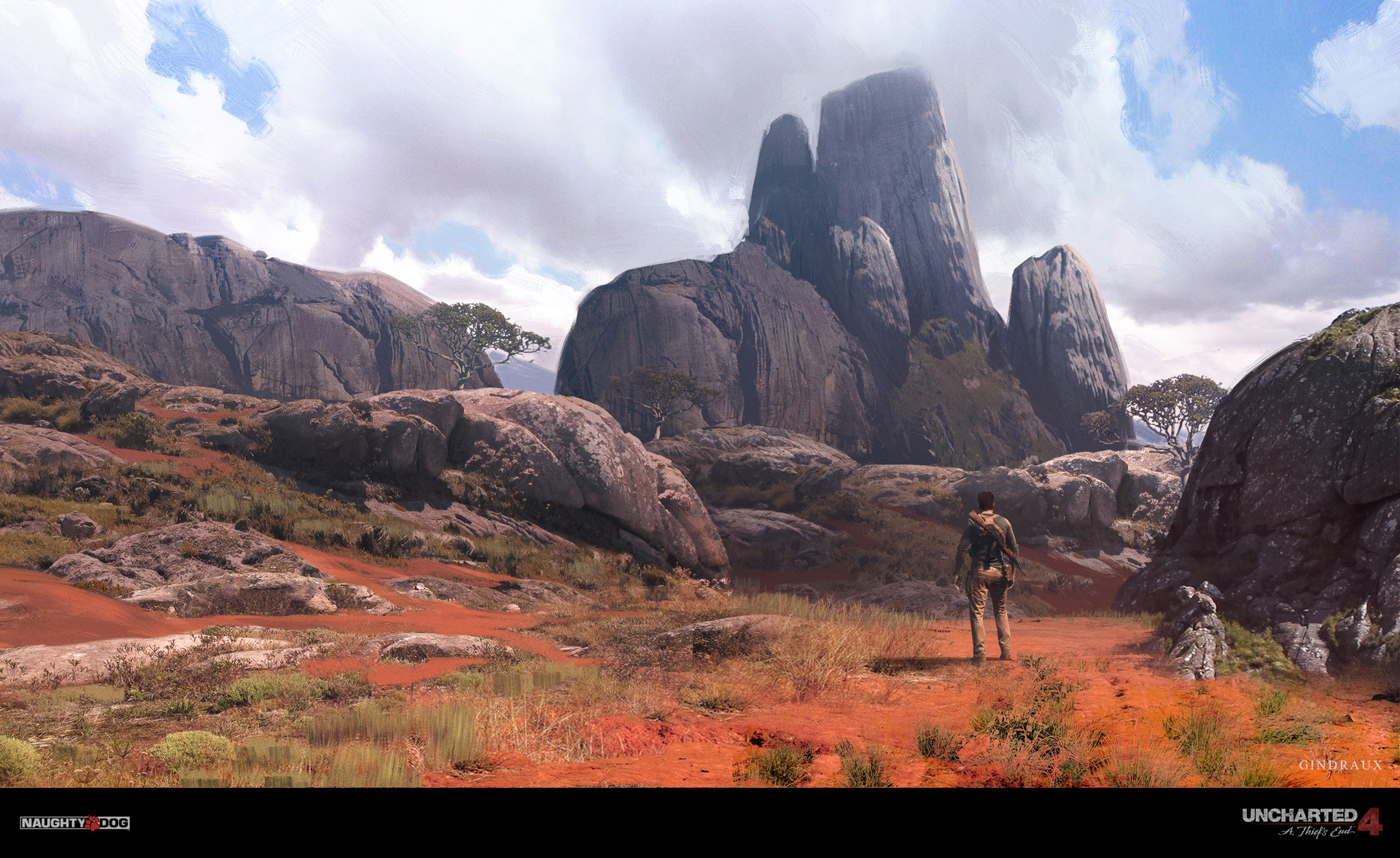 Nick Gindraux Digital Painting Concept art Uncharted 4 Madagascar 