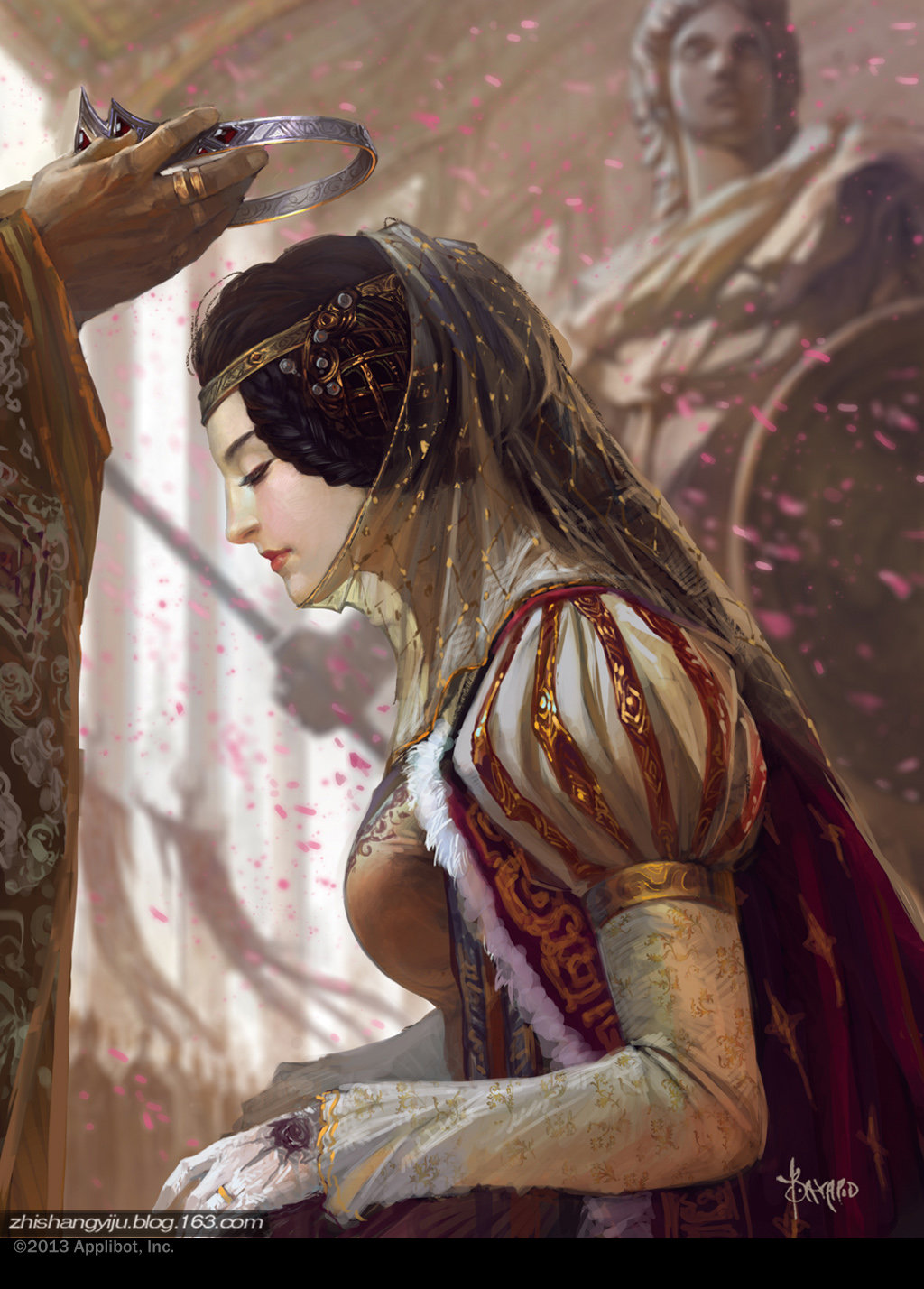 Bayard Wu Digital Painting Illustration Fantasy Crown First Lady