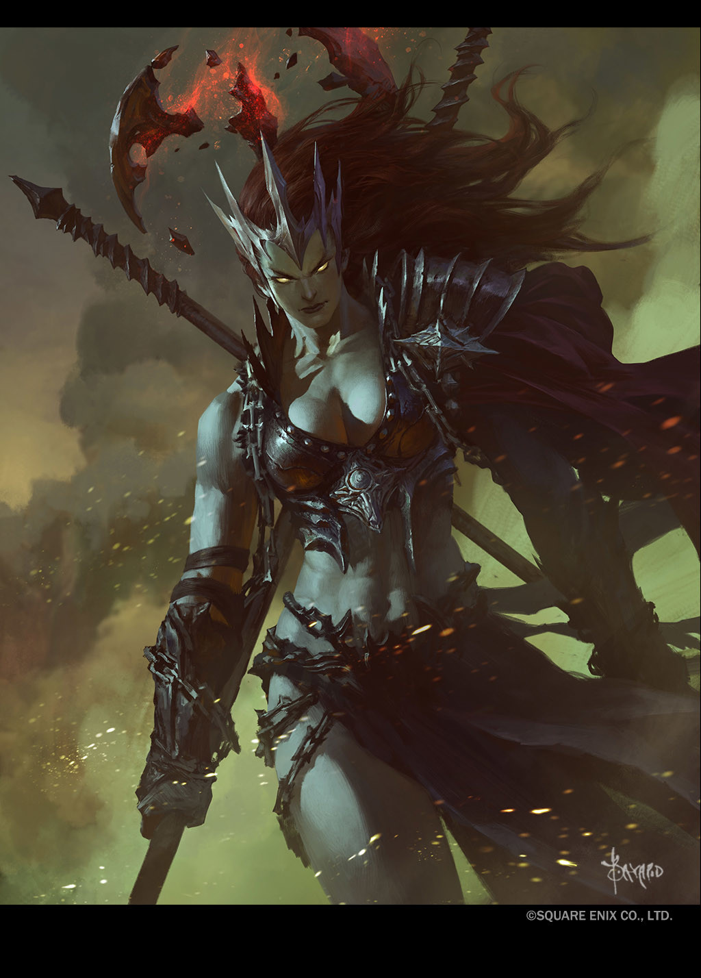 Bayard Wu Digital Painting Illustration Fantasy Orc Warrior