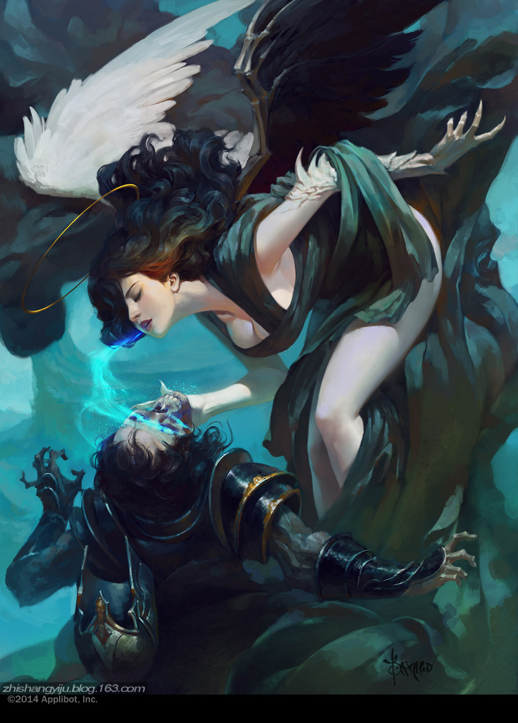 Bayard Wu Digital Painting Illustration Fantasy Dream Angel Magic