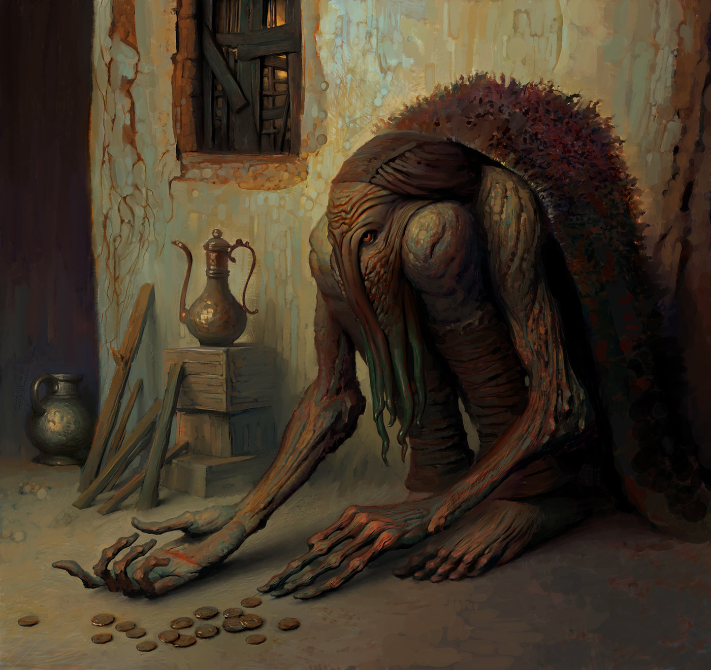 Andrey Surnov Digital Painting Beggar