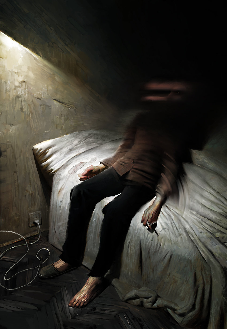 Andrey Surnov Digital Painting A scanner darkly