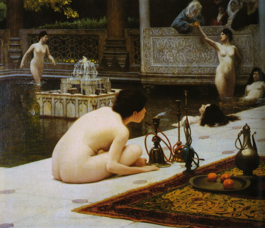 Jean-Louis Gérôme, l’allumeuse de Narghilé, collection particulière, 1898
