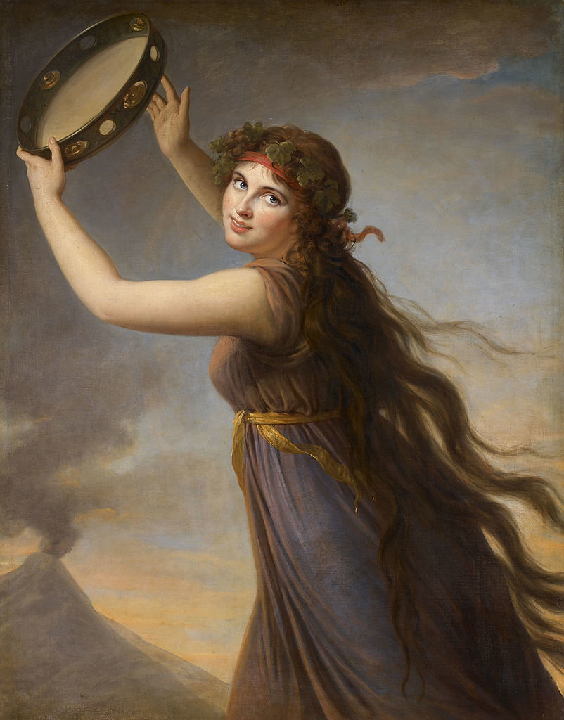 Élisabeth Vigée LeBrun, Lady Hamilton en Bacchante, Walker Art Gallery, 1790