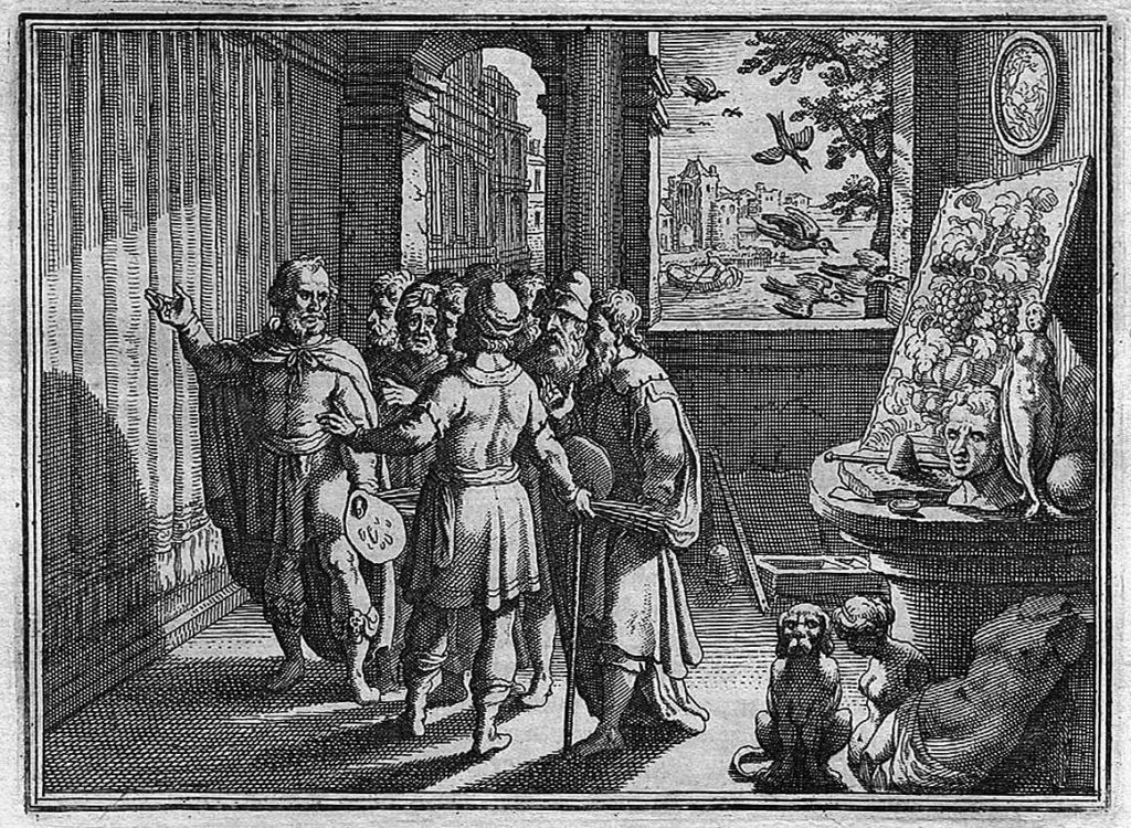 Gravure sur cuivre de Matthieu Merian l'Ancien (1593–1650). In : Joh. Lud. Gottfried, Historische Chronica (Chronique historique), Frankfort-sur-le-Main (M.Merian) 1630, p. 186.