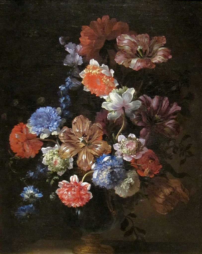 Jean-Baptiste Monnoyer, fleurs dans un vase, musée d'art de Cincinatti, 1696