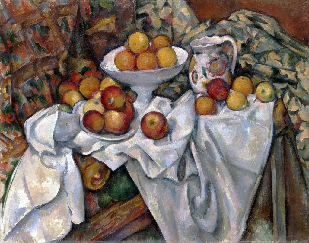 Paul Cézanne, pommes et oranges, musée d'Orsay, 1895