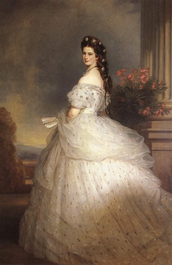 Franz Xaver Winterhalter, l'impératrice Elisabeth d'Autriche, Holfburg Palace, 1865