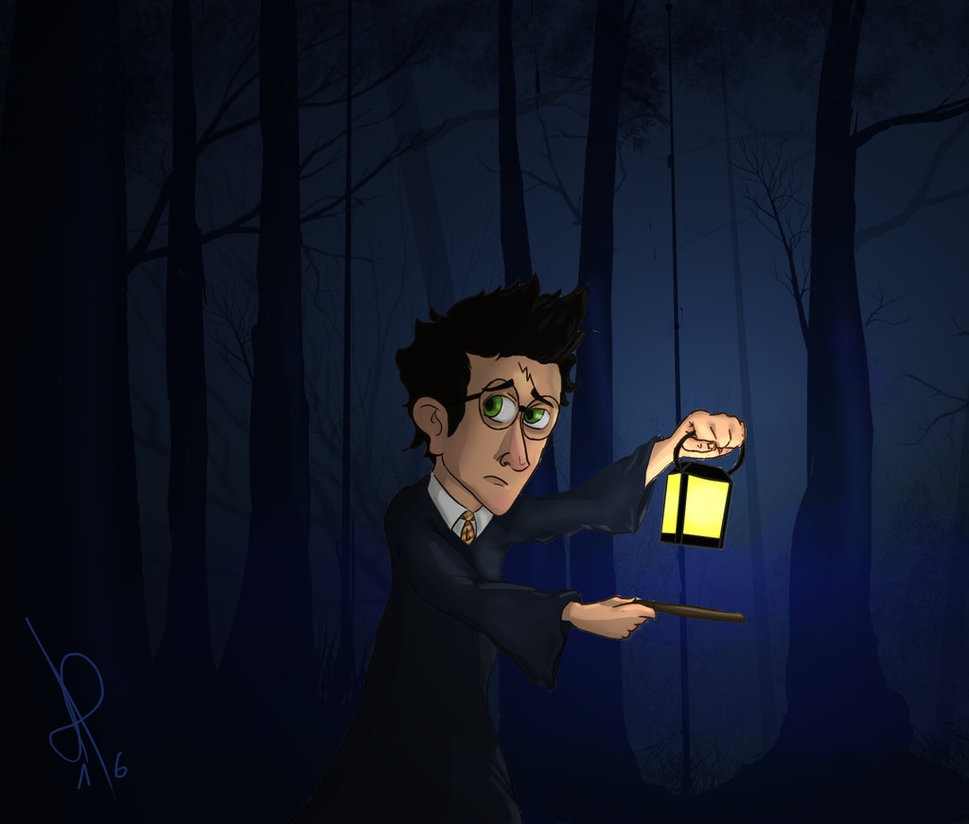 harry_potter_in_the_forbidden_forest_by_
